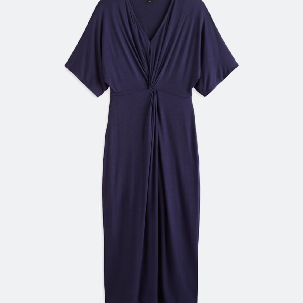 Elegant Navy Blue Maxi Dress